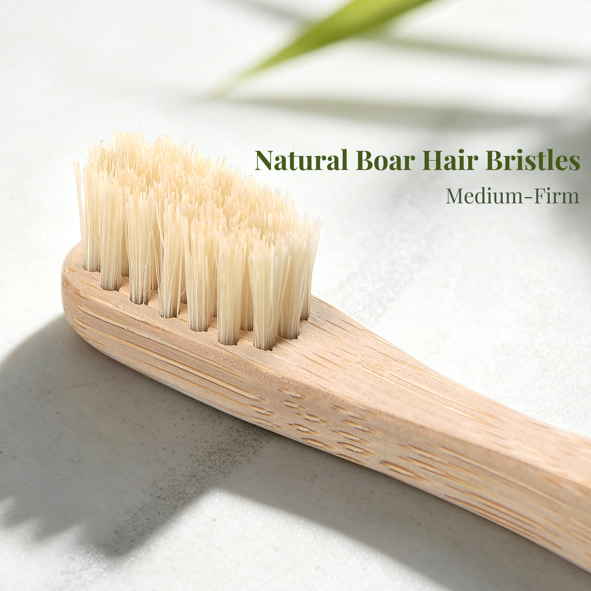 Kids’ Bamboo Toothbrushes with Natural Boar Bristles – 6 Pack