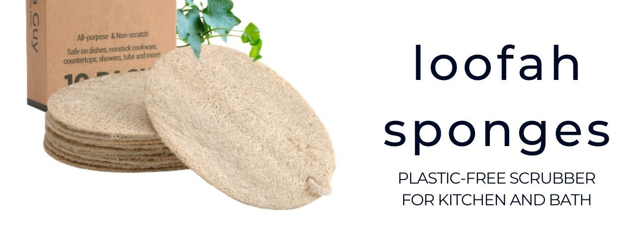 loofah natural kitchen sponge alternatives