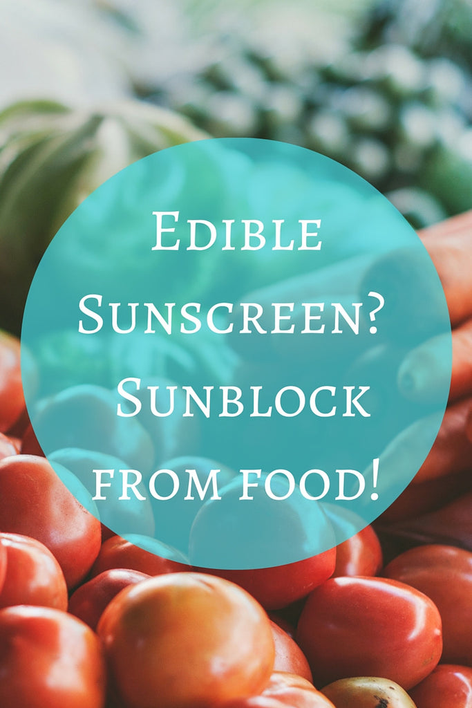 Edible Sunscreen - Sunblock from food!