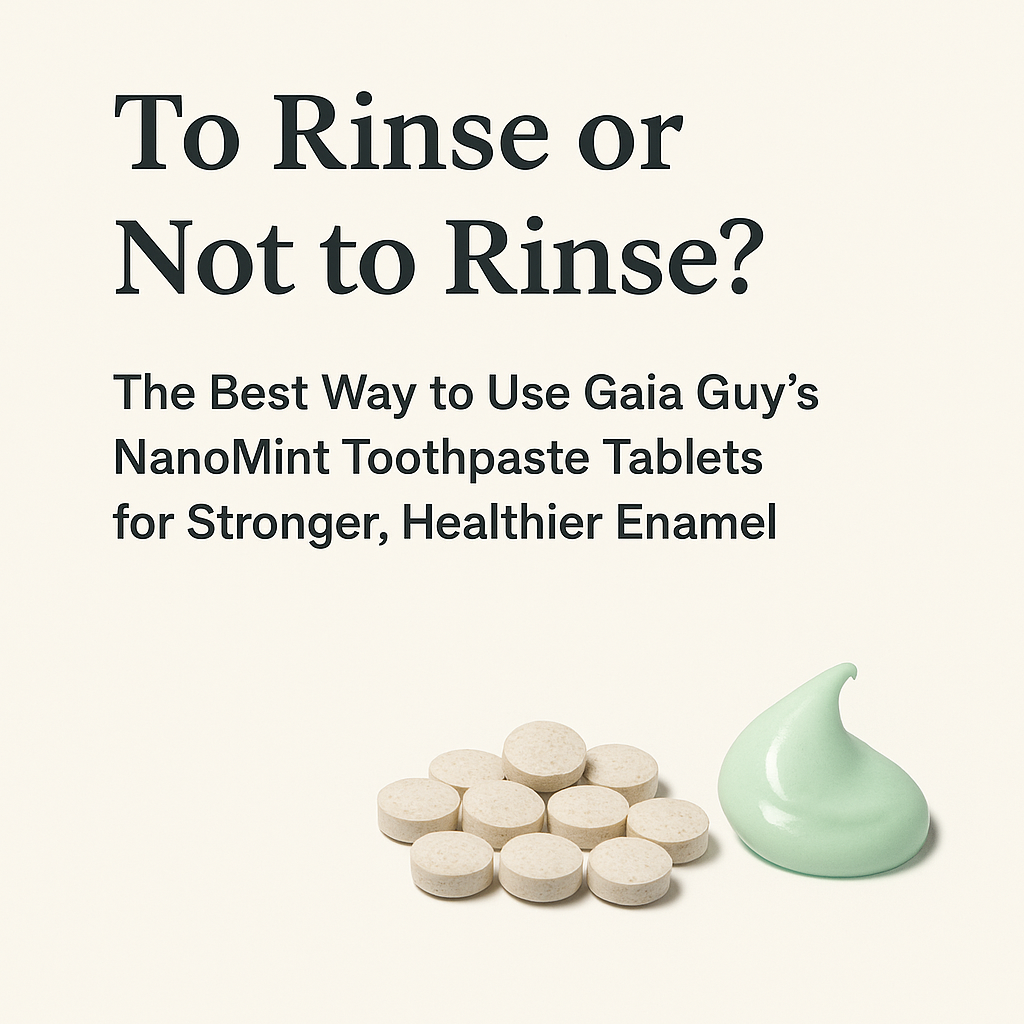 toothpaste tablets rinse or not