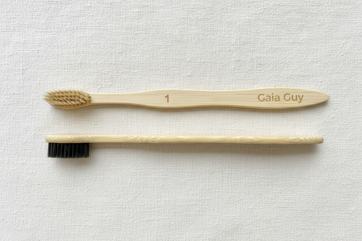 Natural Bristle Toothbrushes - One Horsehair One Boar Hair