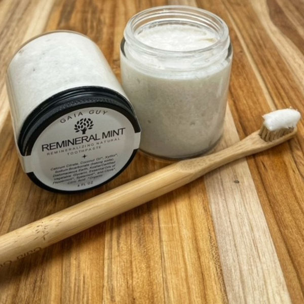 REMineral Mint: Natural Organic Toothpaste for Fresh Breath & Strong Enamel | Vegan & Fluoride-Free