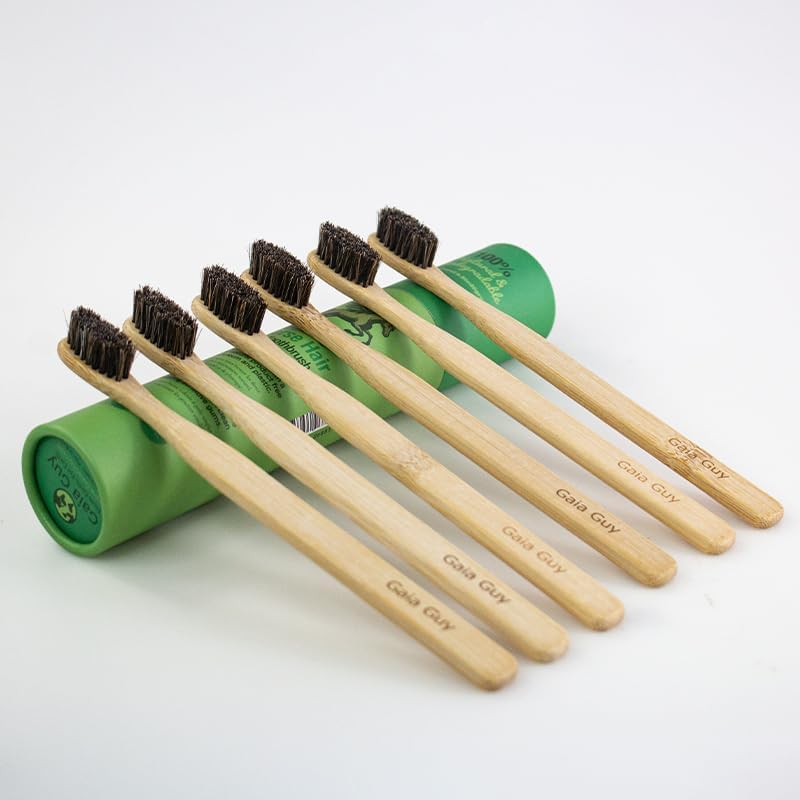 Gaia Guy Bamboo Toothbrush - Thumbnail 2