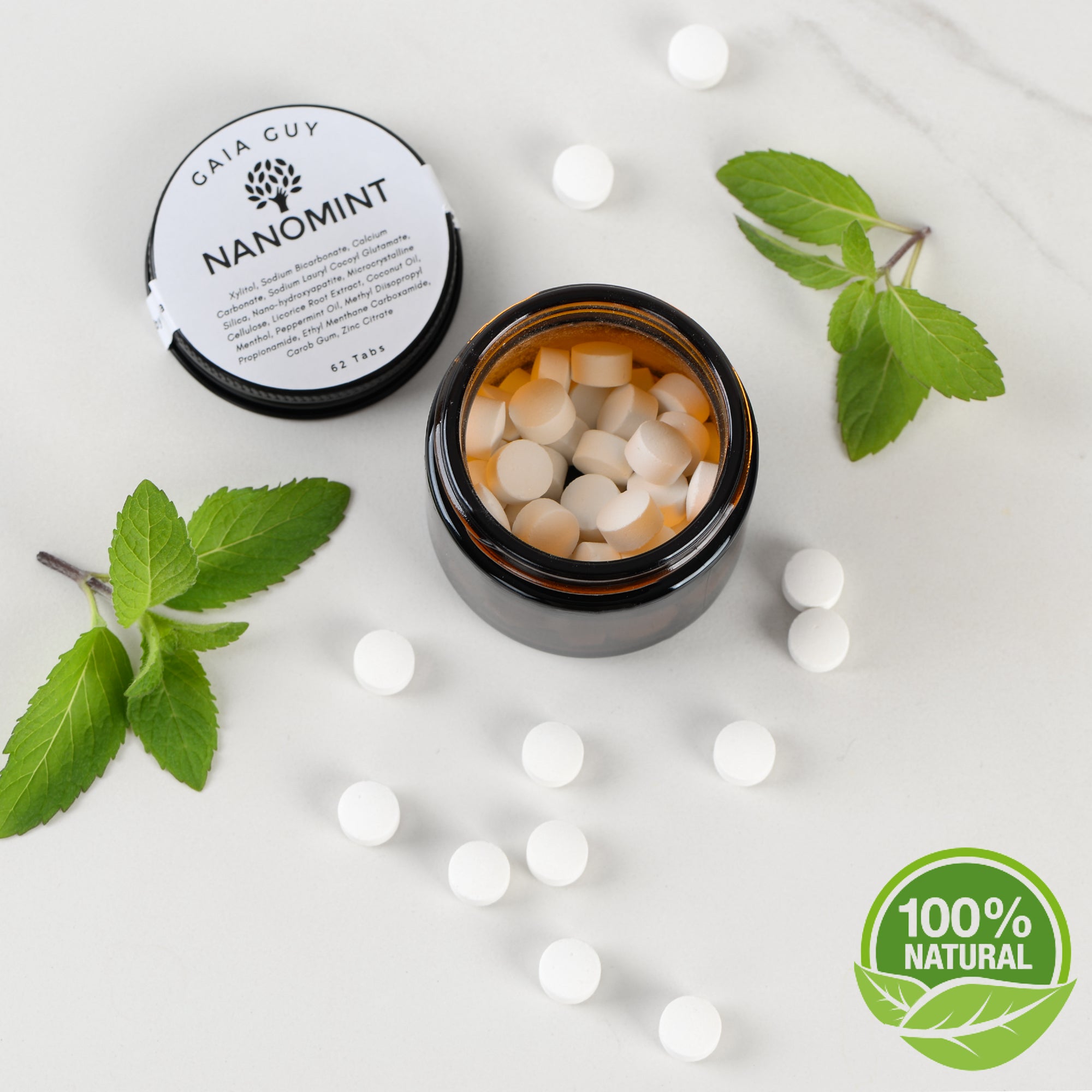 Nano Hydroxyapatite Remineralizing Toothpaste Tabs - Nanomint