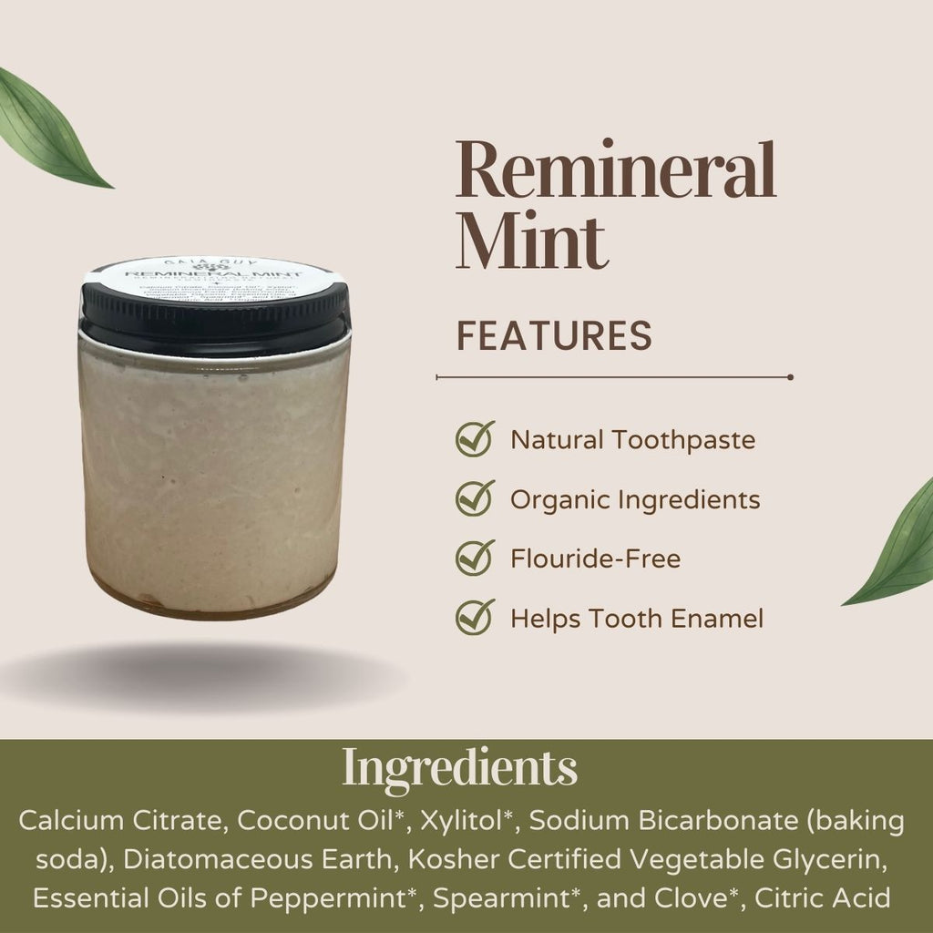 REMineral Mint: Natural Organic Toothpaste for Fresh Breath & Strong E ...