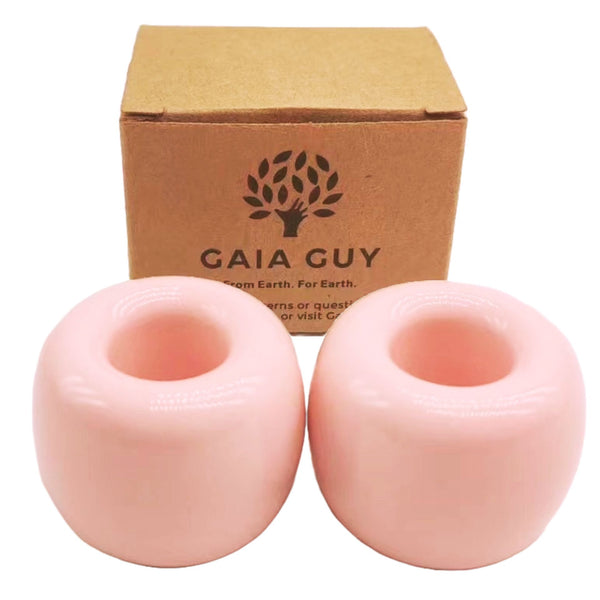 Gaia Guy Ceramic Toothbrush Holder (2 Pack)