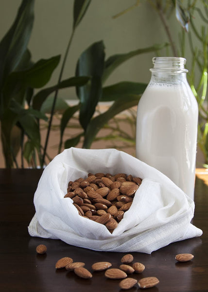 Nut Milk Bags (Organic Hemp + Organic Cotton) 12" x 12"