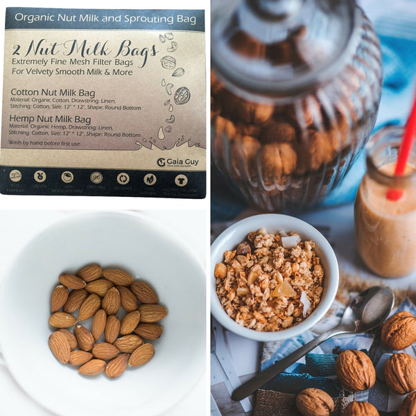 diy almond milk organic