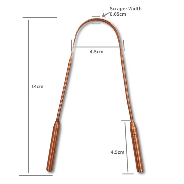 Copper Tongue Scraper