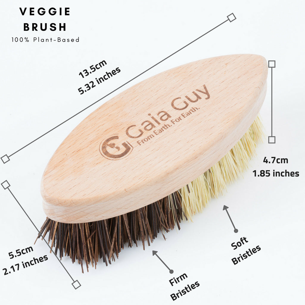 Wooden Handle Household Cleaning Brush Soft Bristle Pot Brush