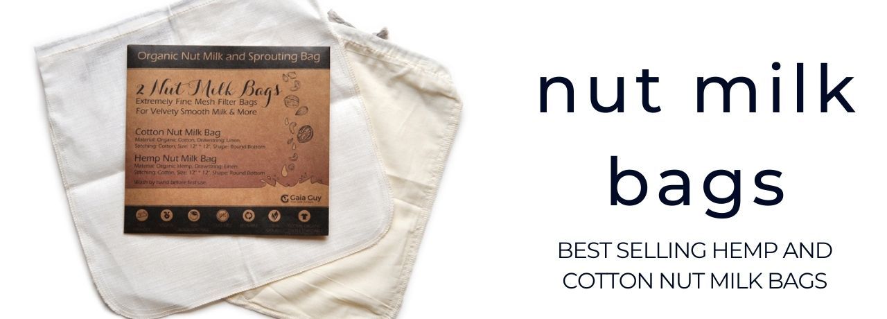 hemp nut milk bags organic cotton